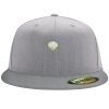 Flexfit 6210 Structured Flat Bill Fitted Hat Thumbnail