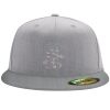 Flexfit 6210 Structured Flat Bill Fitted Hat Thumbnail