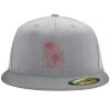 Flexfit 6210 Structured Flat Bill Fitted Hat Thumbnail