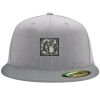 Flexfit 6210 Structured Flat Bill Fitted Hat Thumbnail