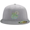 Flexfit 6210 Structured Flat Bill Fitted Hat Thumbnail