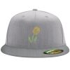 Flexfit 6210 Structured Flat Bill Fitted Hat Thumbnail