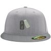 Flexfit 6210 Structured Flat Bill Fitted Hat Thumbnail