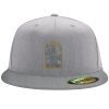 Flexfit 6210 Structured Flat Bill Fitted Hat Thumbnail