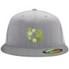 Flexfit 6210 Structured Flat Bill Fitted Hat Thumbnail