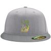 Flexfit 6210 Structured Flat Bill Fitted Hat Thumbnail