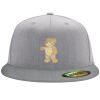 Flexfit 6210 Structured Flat Bill Fitted Hat Thumbnail