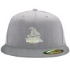 Flexfit 6210 Structured Flat Bill Fitted Hat Thumbnail
