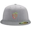 Flexfit 6210 Structured Flat Bill Fitted Hat Thumbnail