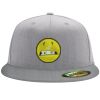 Flexfit 6210 Structured Flat Bill Fitted Hat Thumbnail