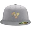 Flexfit 6210 Structured Flat Bill Fitted Hat Thumbnail